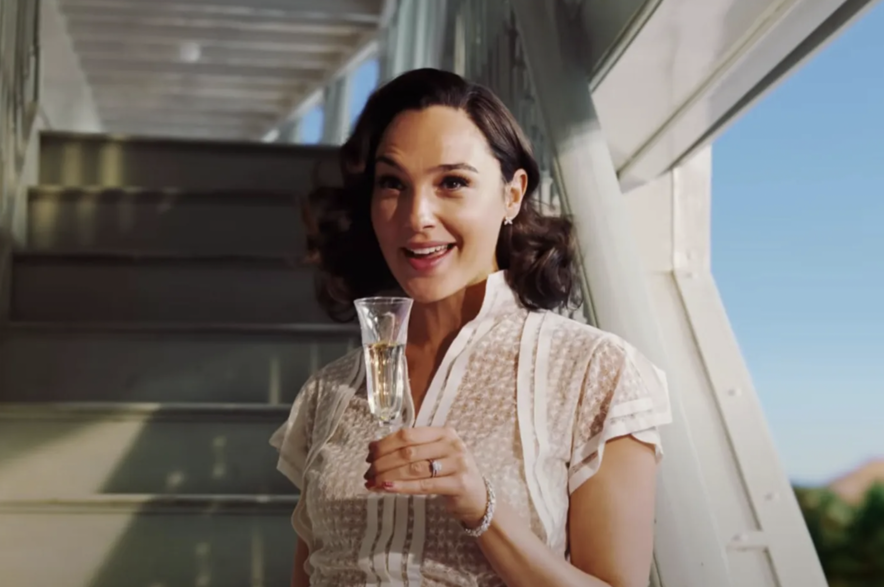 Audiences are wild for Gal Gadot Champagne line in Death on the Nile