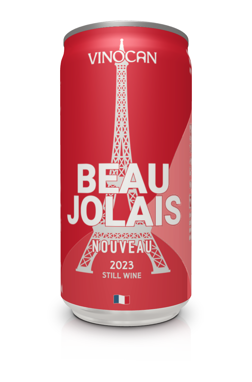 Beaujolais Nouveau sold in cans in South Korea