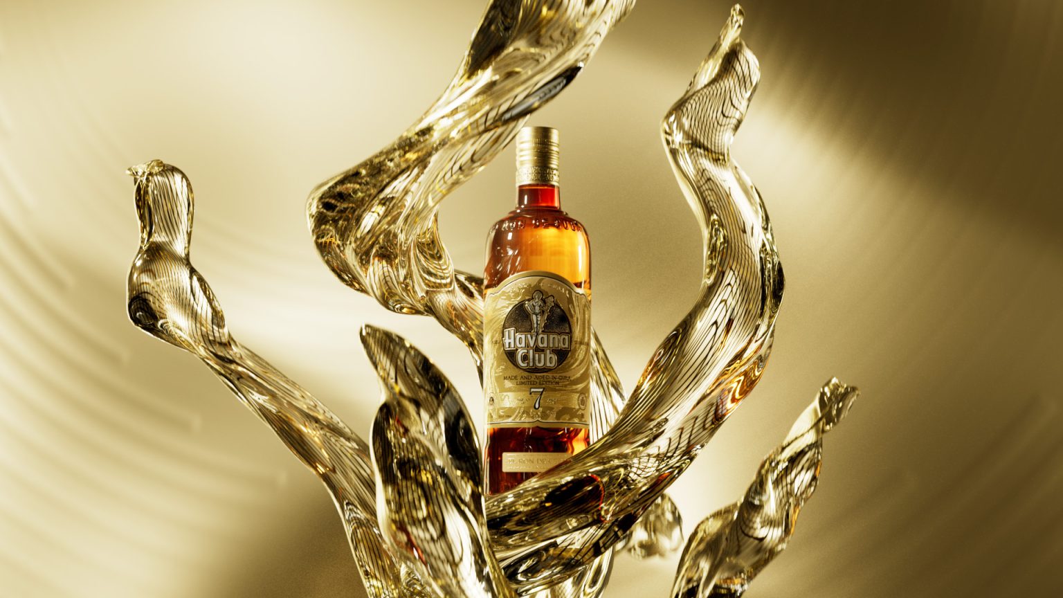 Pernod Ricard unveils Havana Club gold bottle