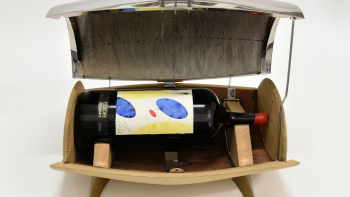 Bibi Graetz sets new record for bottle of Italian wine