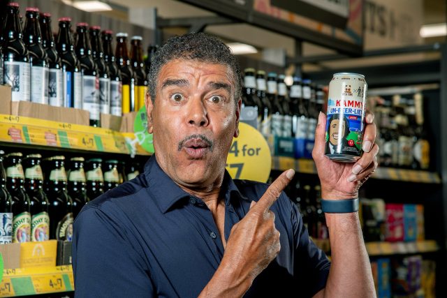 Chris Kamara launches lager