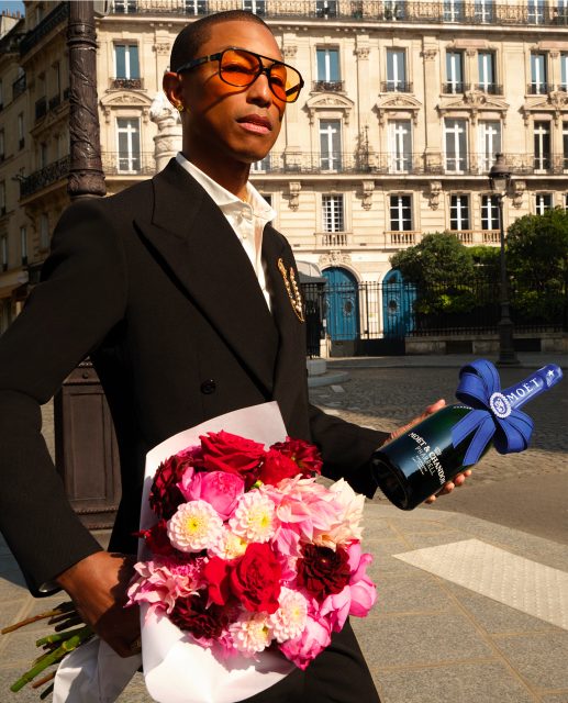 Pharrell Williams debuts Champagne collaboration