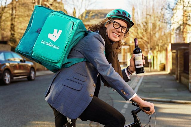 Tom Gilbey on Deliveroo bike